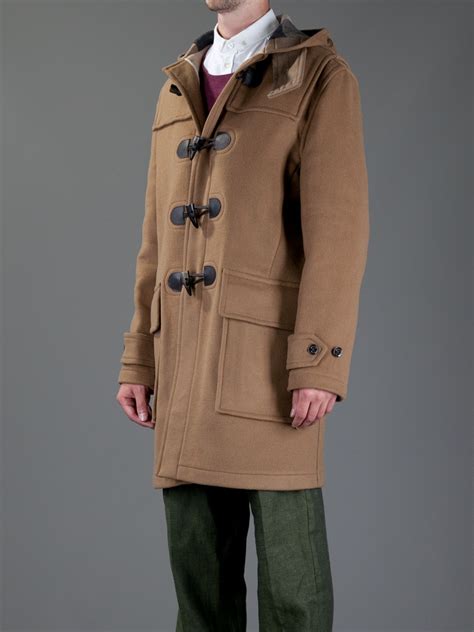 men's burberry duffle coat|wool duffle coat men's 2xl.